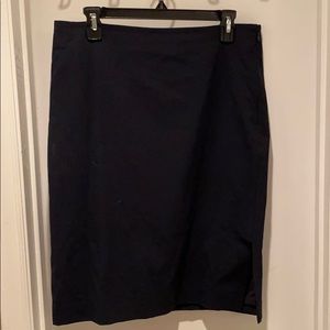 Ann Taylor navy blue pencil skirt